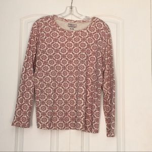 Basic Editions• Boho pattern long-sleeve shirt